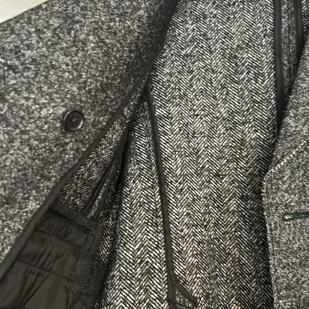 J Crew Gray WOOL Business Jacket - Picture 3 of 6
